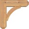 Ekena Millwork Thorton Craftsman Smooth Bracket w/ Offset Brace, Western Red Cedar, 5 1/2"W x 16"D x 16"H BKT0604X16X16THR04SWR - alternate 3